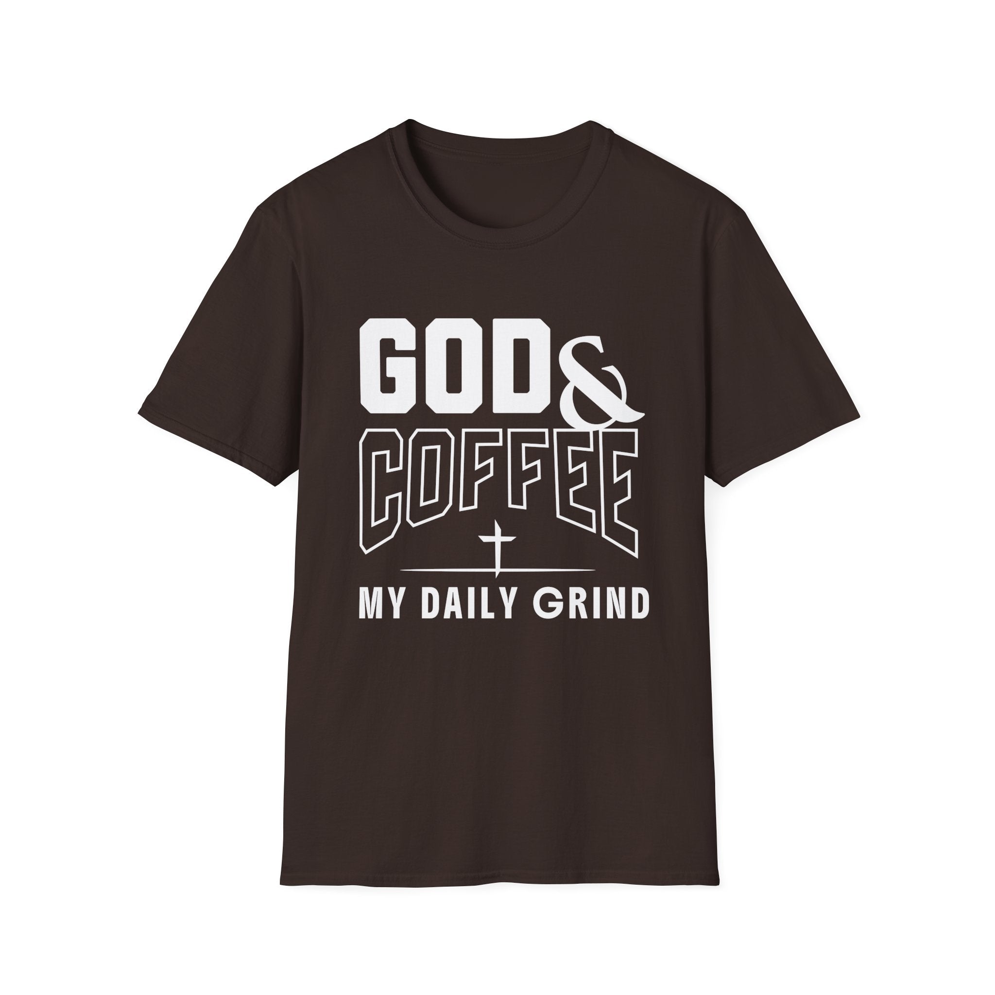 God & Coffee, My Daily Grind 2-T-Shirt