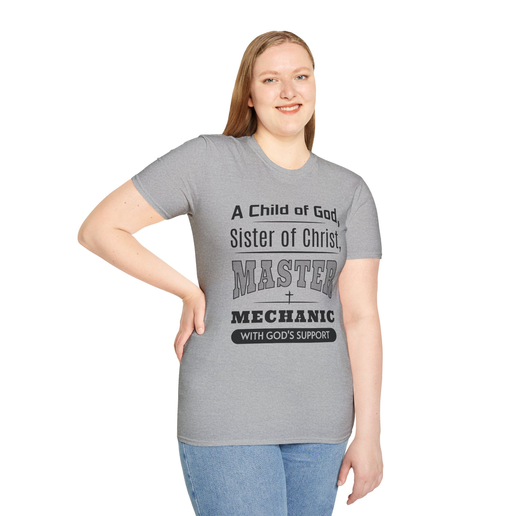A Child Of God Sister Of Christ Master Mechanic-T-Shirt