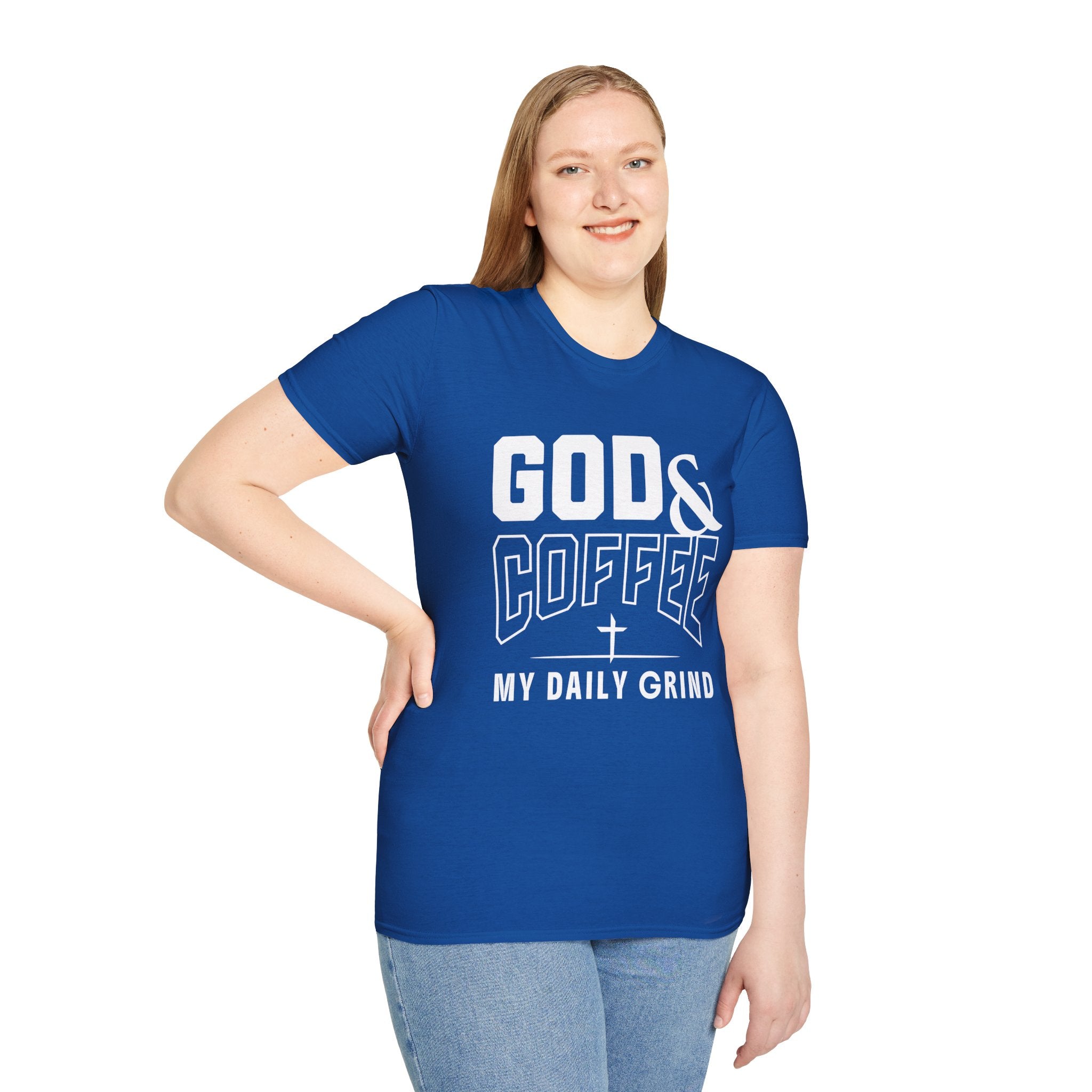 God & Coffee, My Daily Grind 2-T-Shirt
