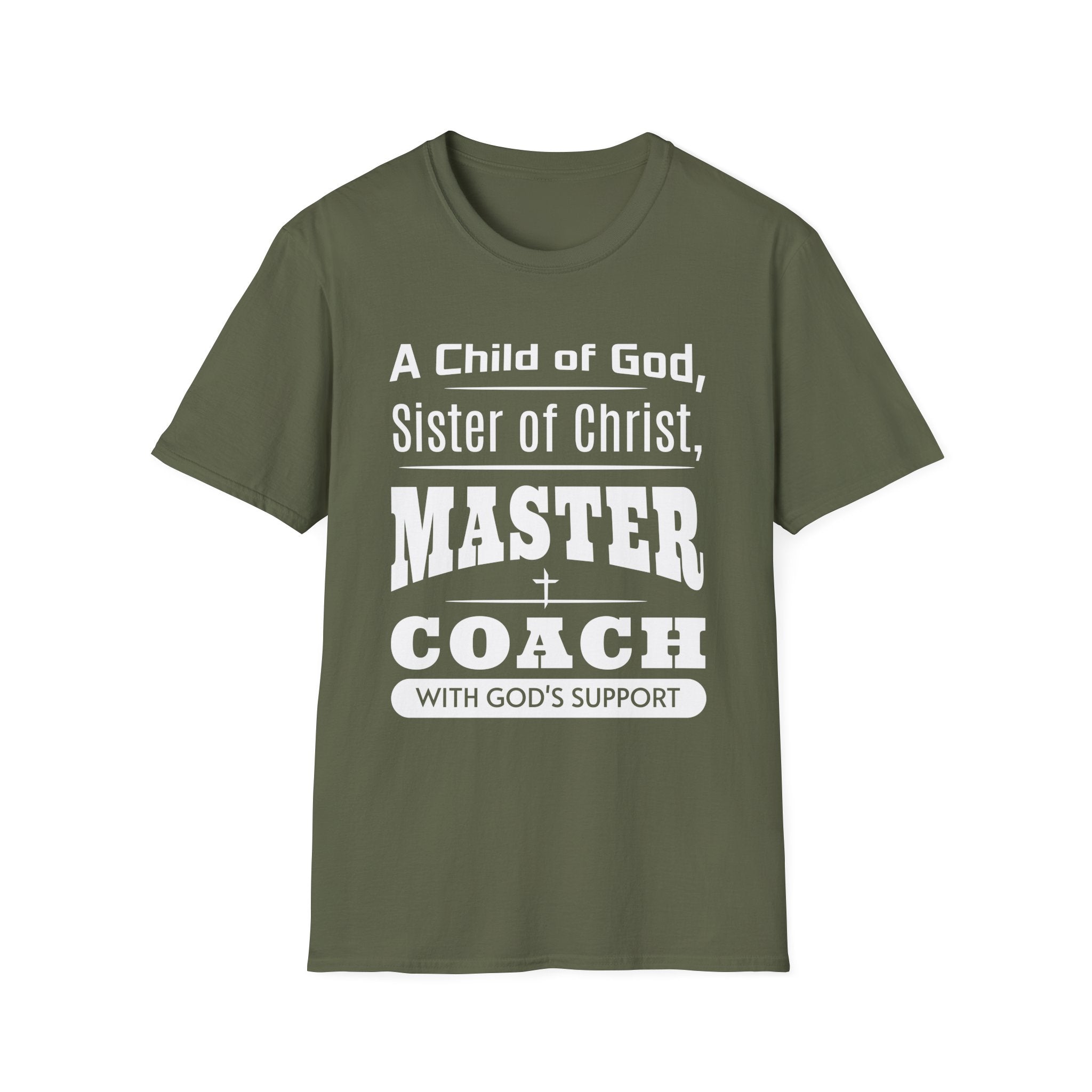 A Child Of God Sister Of Christ Master Coach-T-Shirt