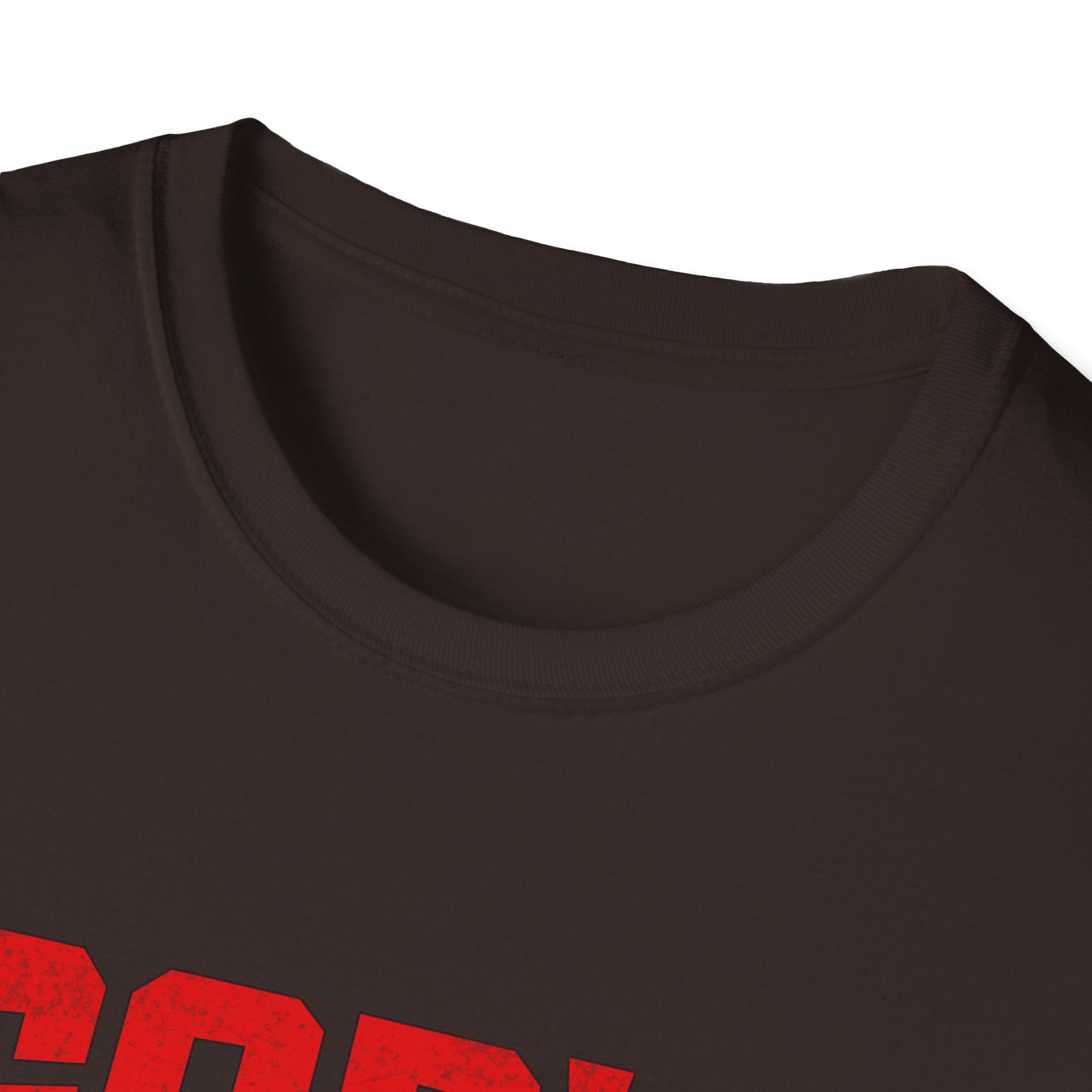 Gods Warrior Grunge Red Text-T-Shirt