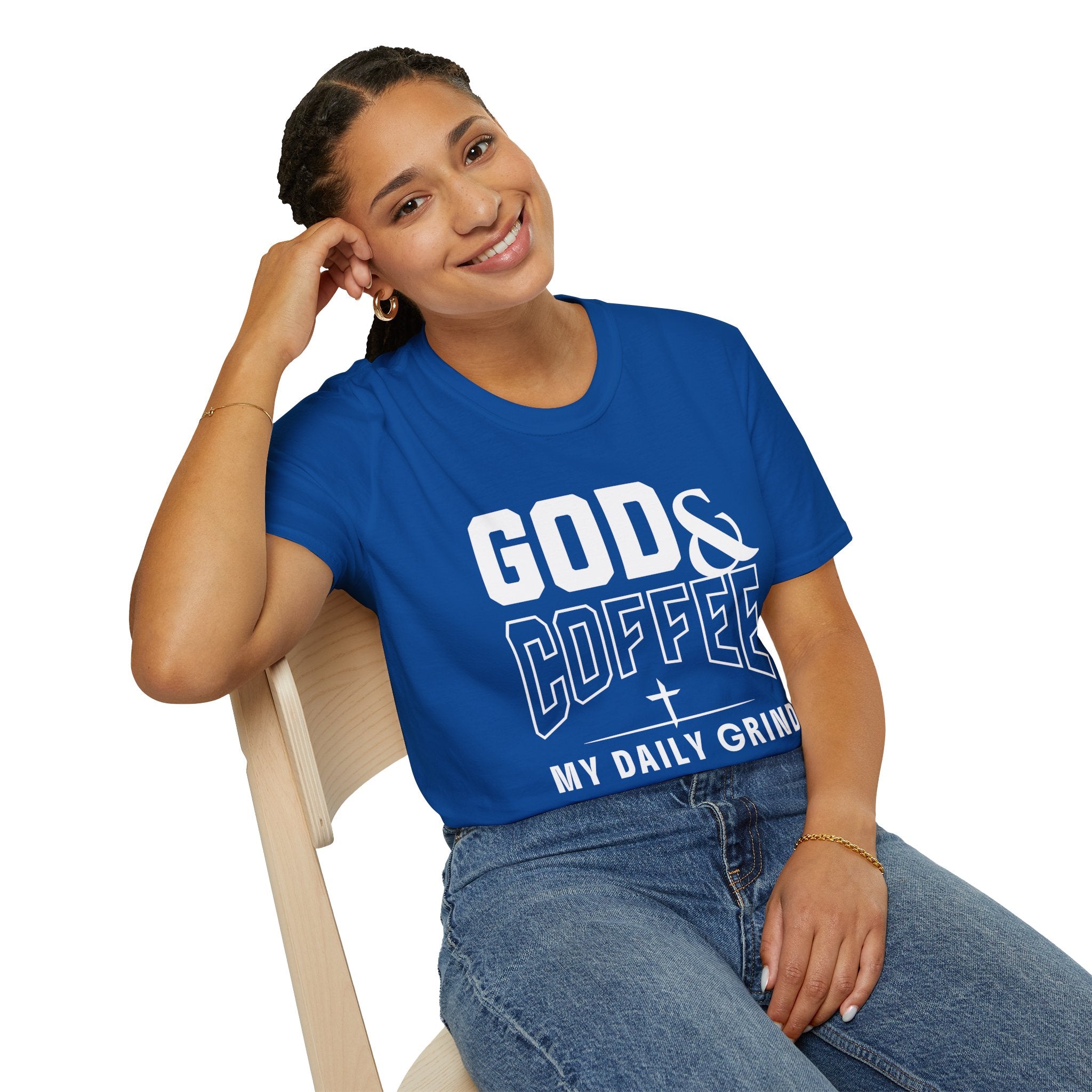 God & Coffee, My Daily Grind 2-T-Shirt