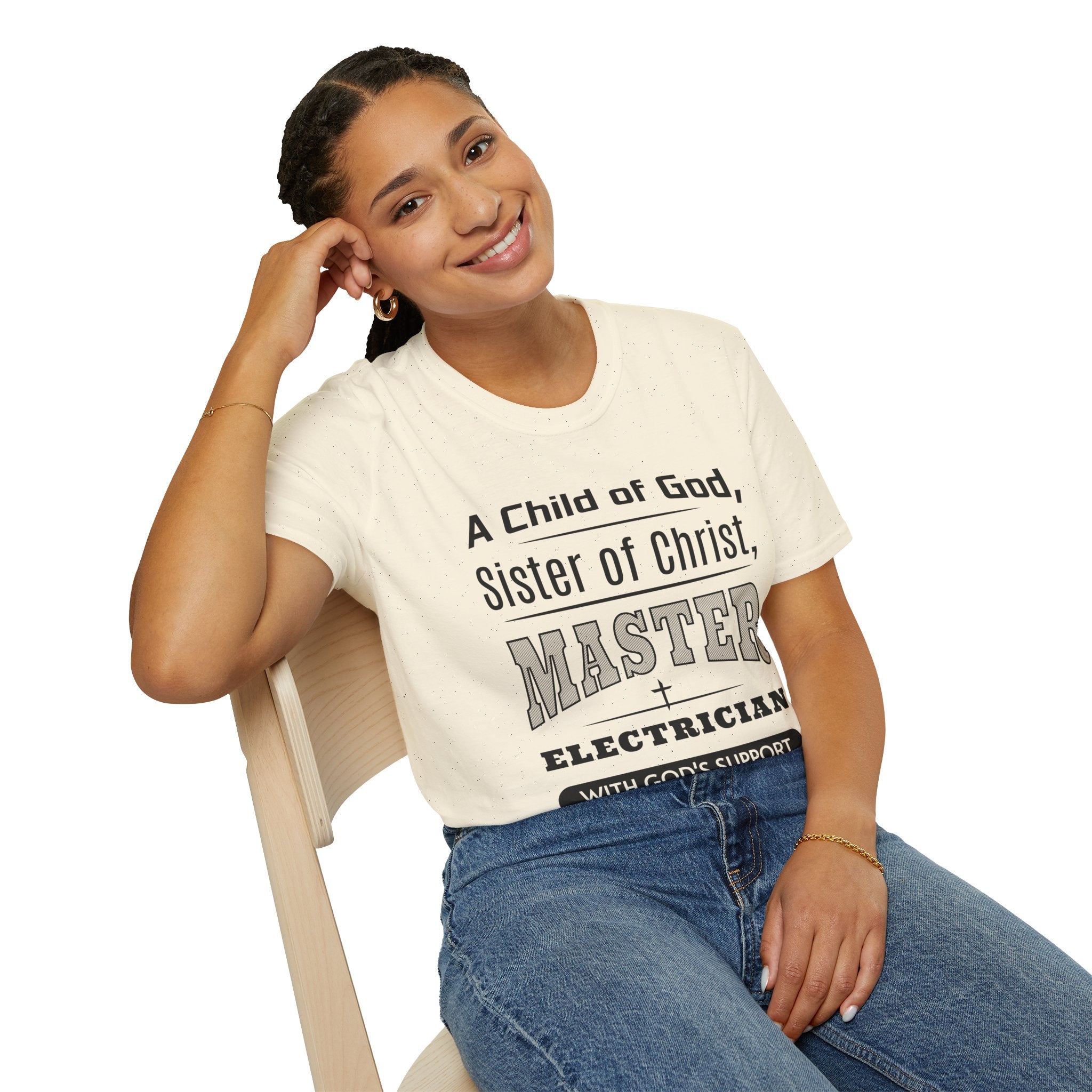 A Child Of God Sister Of Christ Master Electrician-T-Shirt