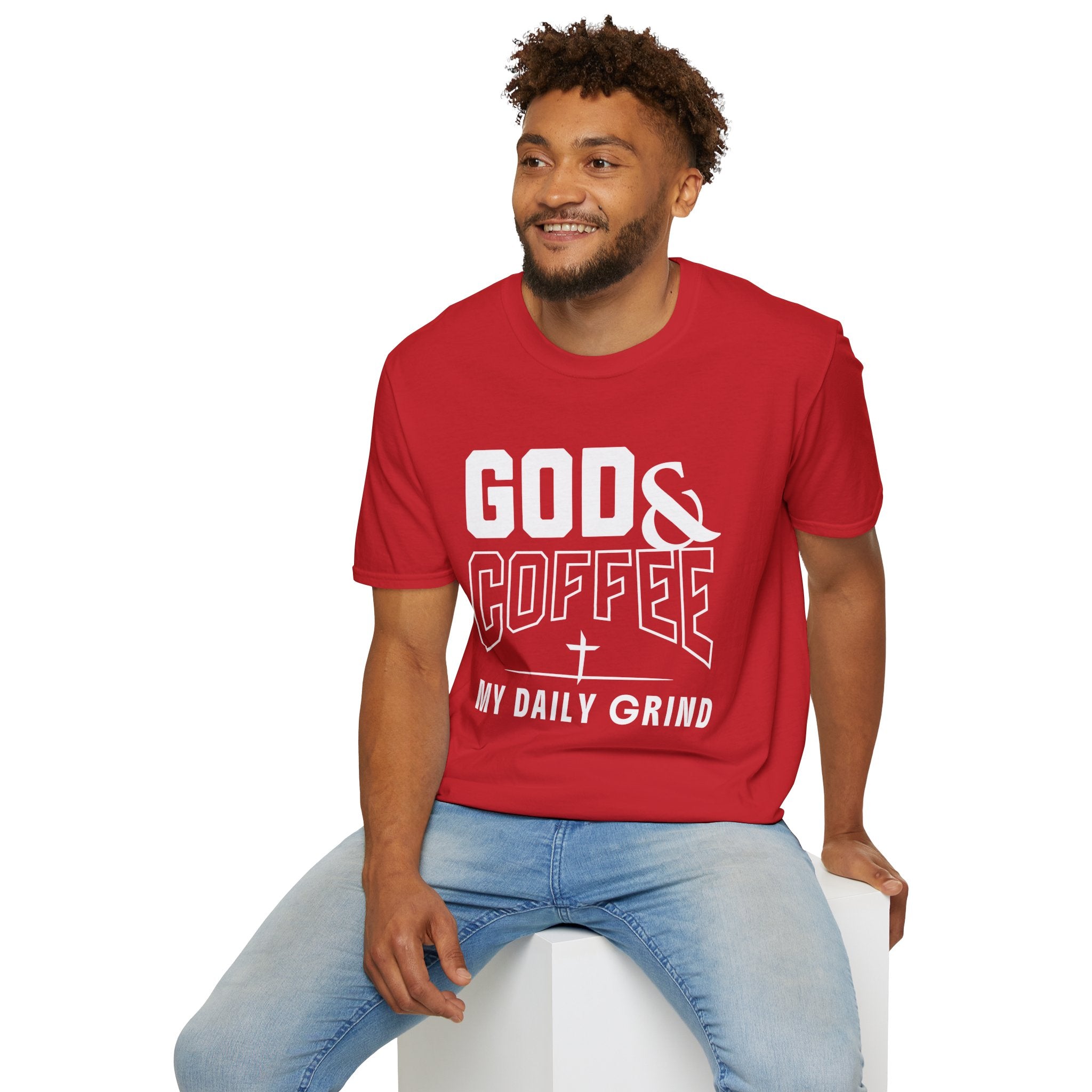 God & Coffee, My Daily Grind 2-T-Shirt