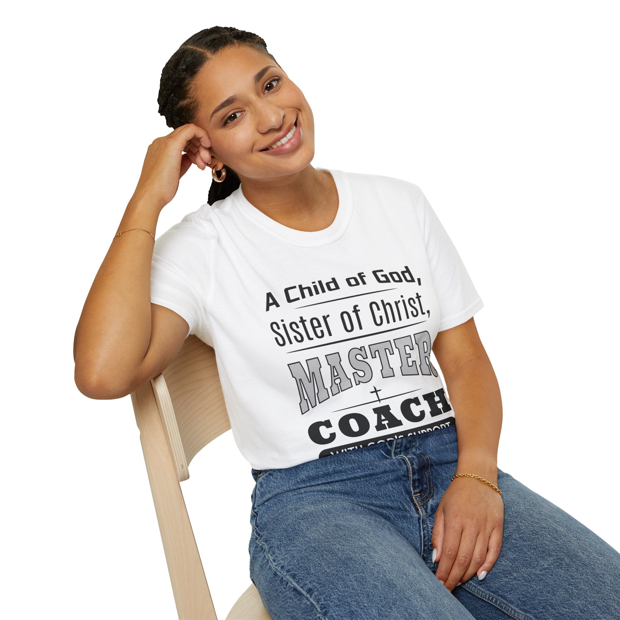A Child Of God Sister Of Christ Master Coach-T-Shirt