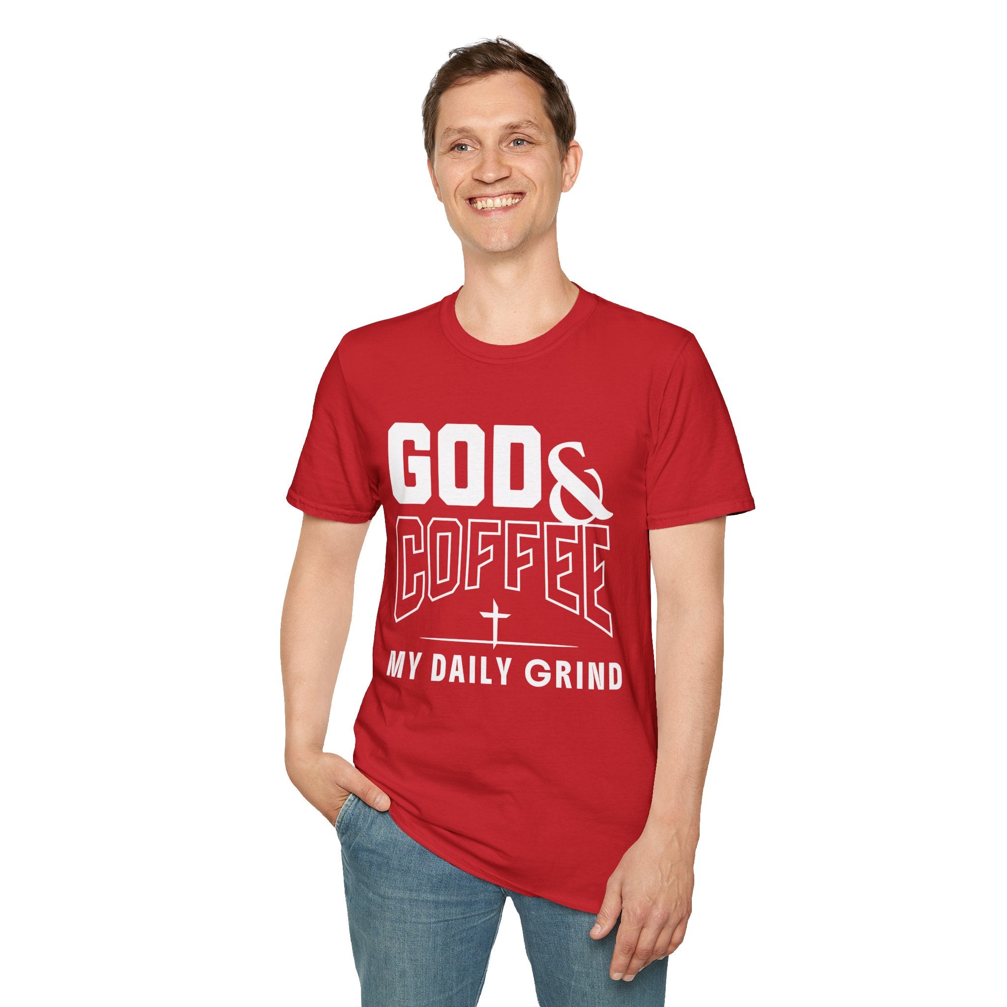 God & Coffee, My Daily Grind 2-T-Shirt