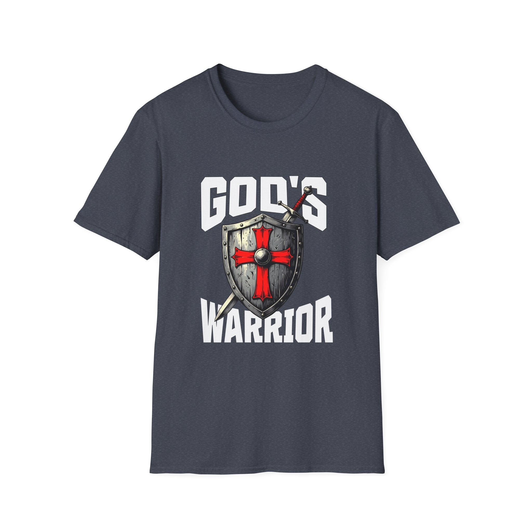 Copy of Copy of Gods Warrior White Text-T-Shirt