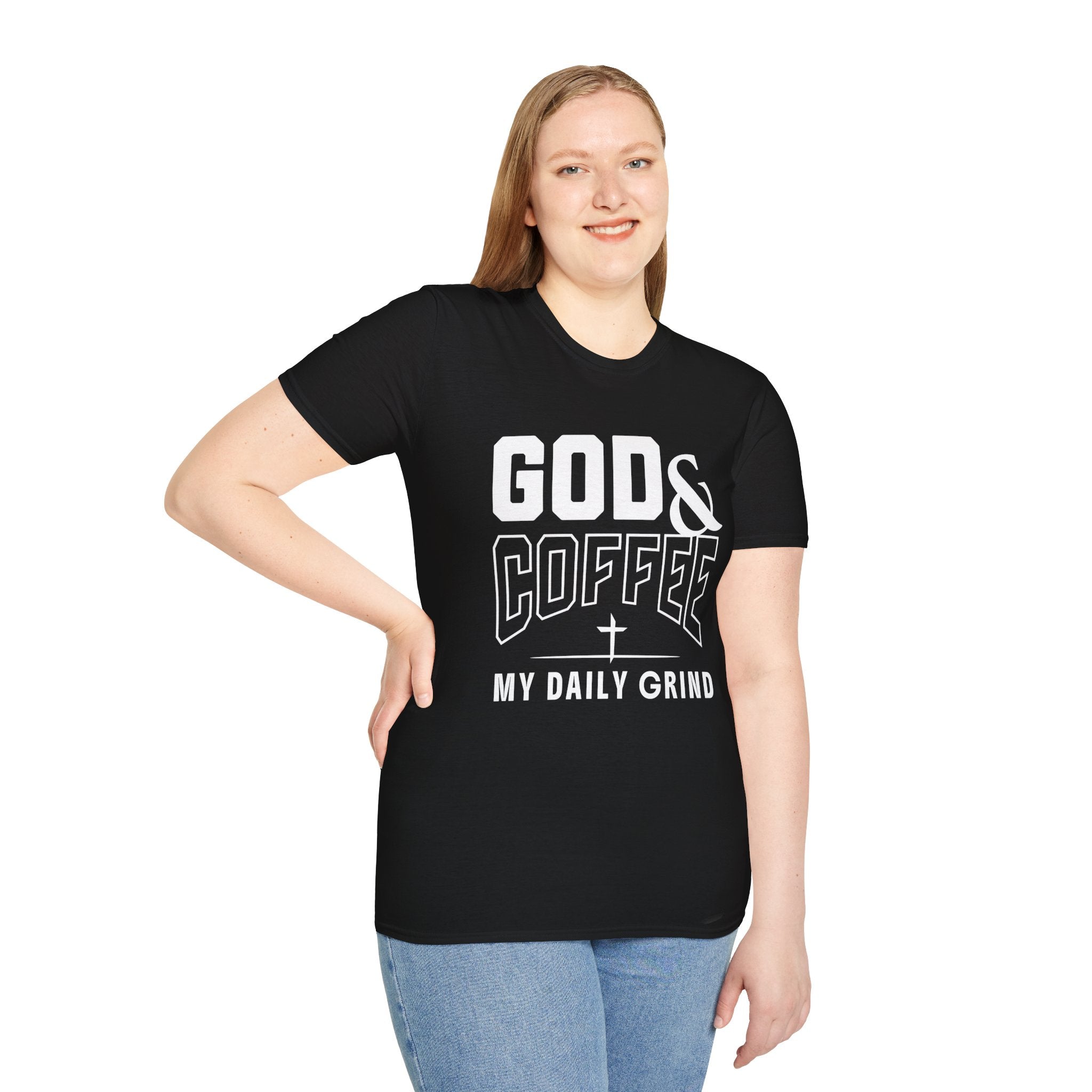 God & Coffee, My Daily Grind 2-T-Shirt