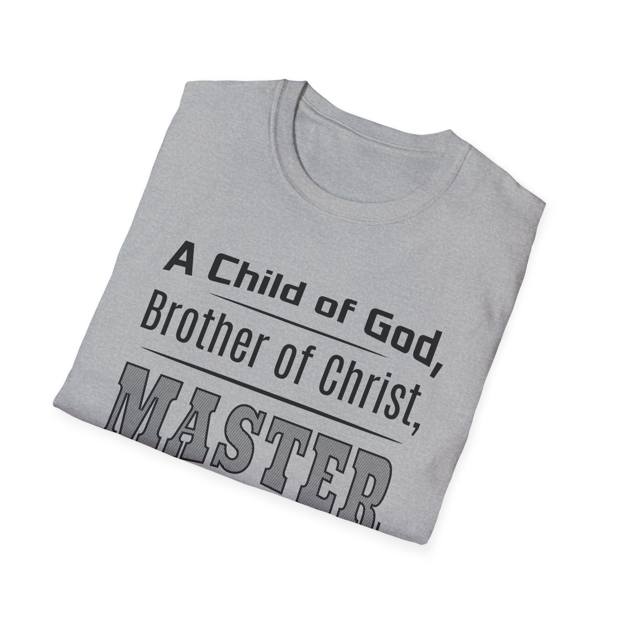 A Child Of God, Brother Of Christ, Master Electrician-T-Shirt