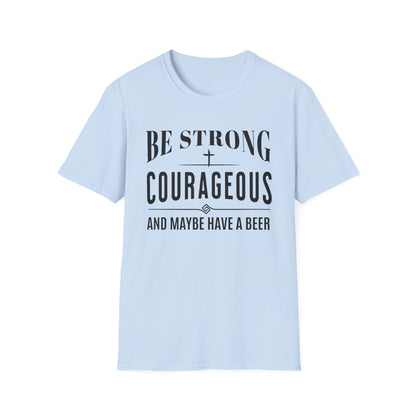 Light blue t-shirt with motivational text on a white background