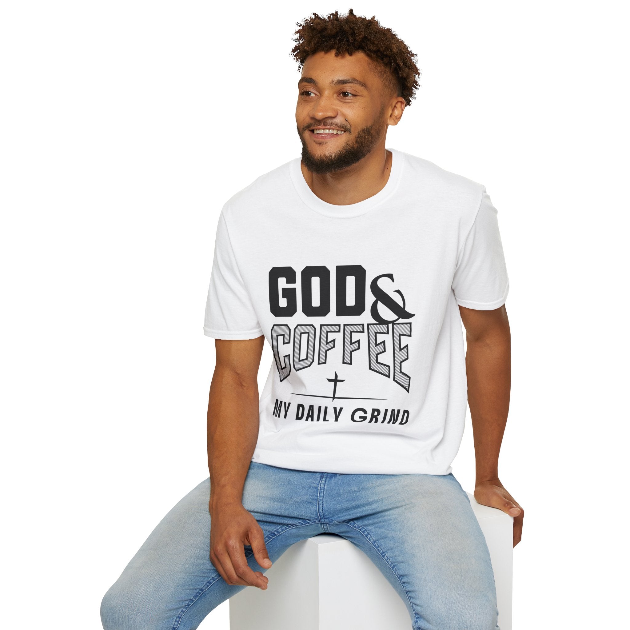 God & Coffee, My Daily Grind 2-T-Shirt