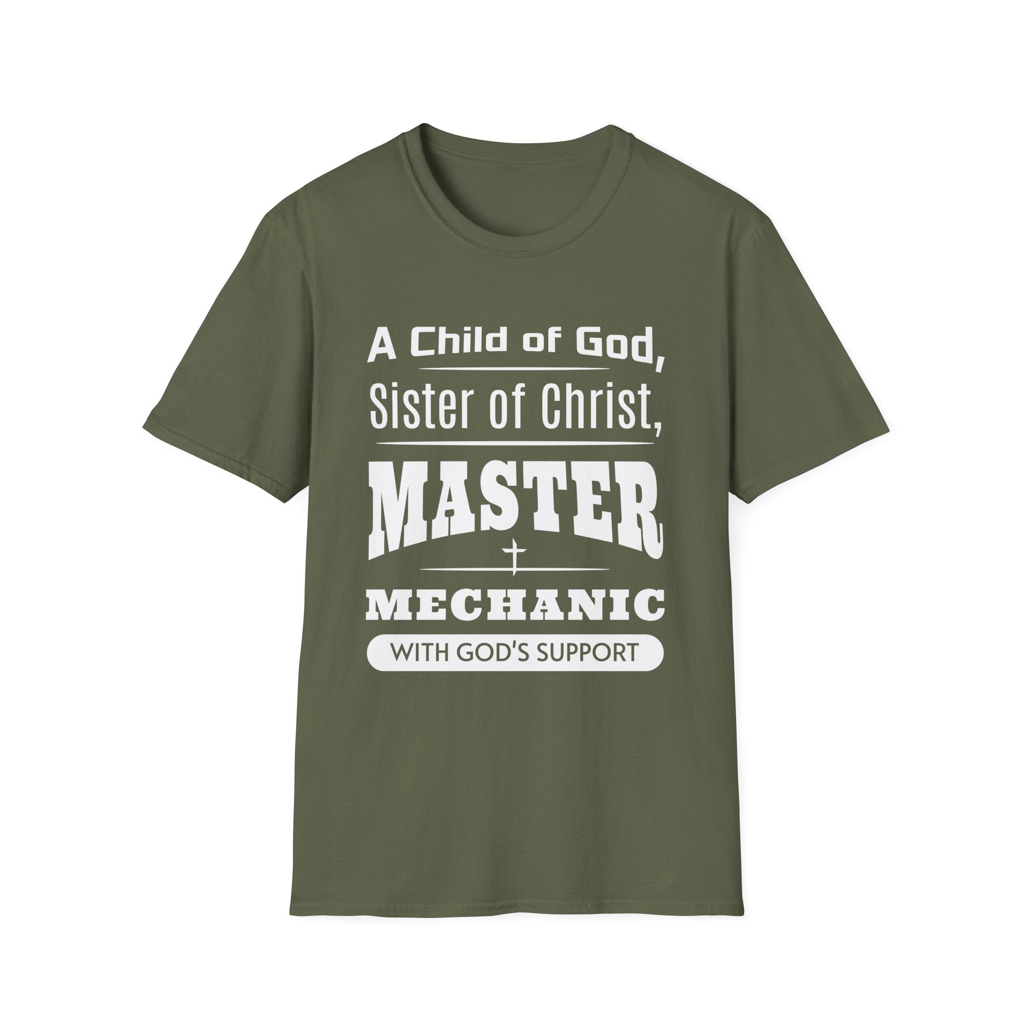 A Child Of God Sister Of Christ Master Mechanic-T-Shirt