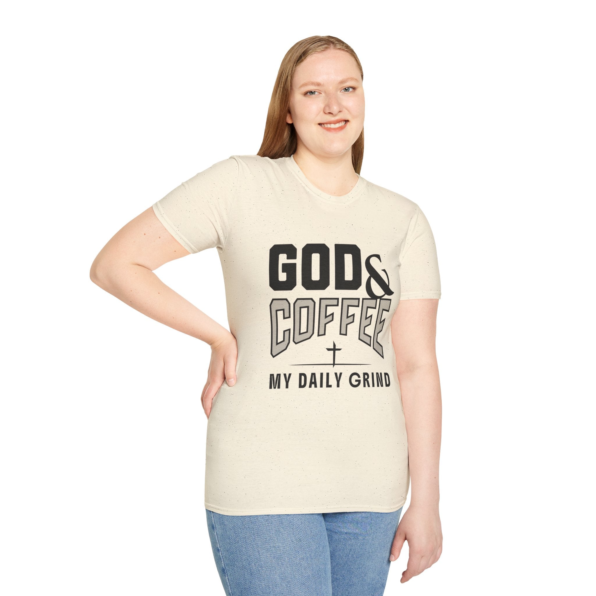 God & Coffee, My Daily Grind 2-T-Shirt