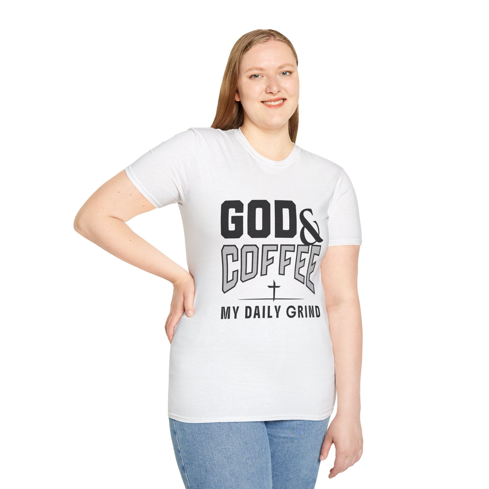 God & Coffee, My Daily Grind 2-T-Shirt