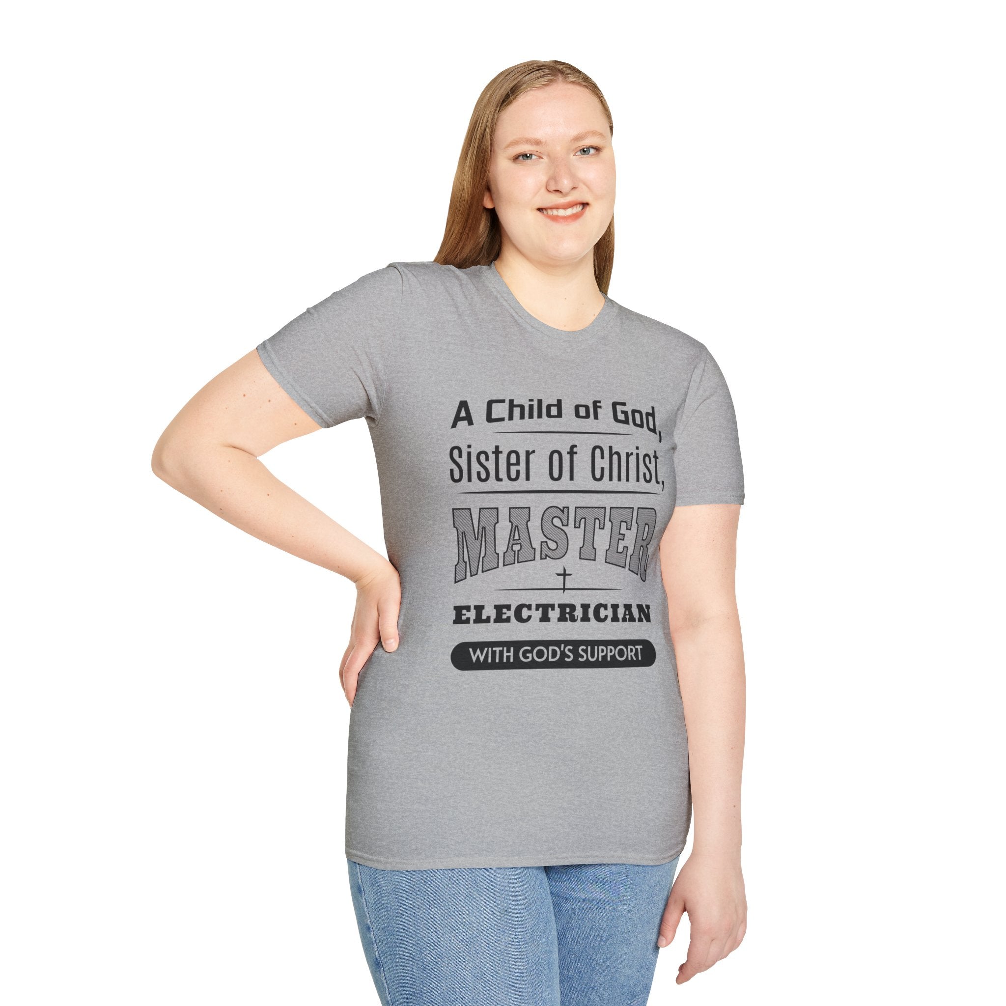 A Child Of God Sister Of Christ Master Electrician-T-Shirt
