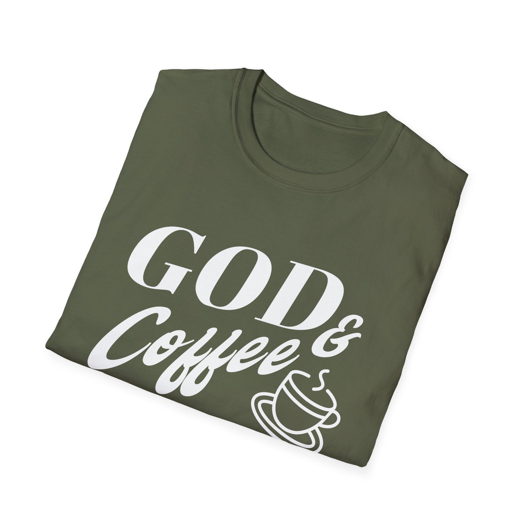 God & Coffee, My Daily Grind-T-Shirt