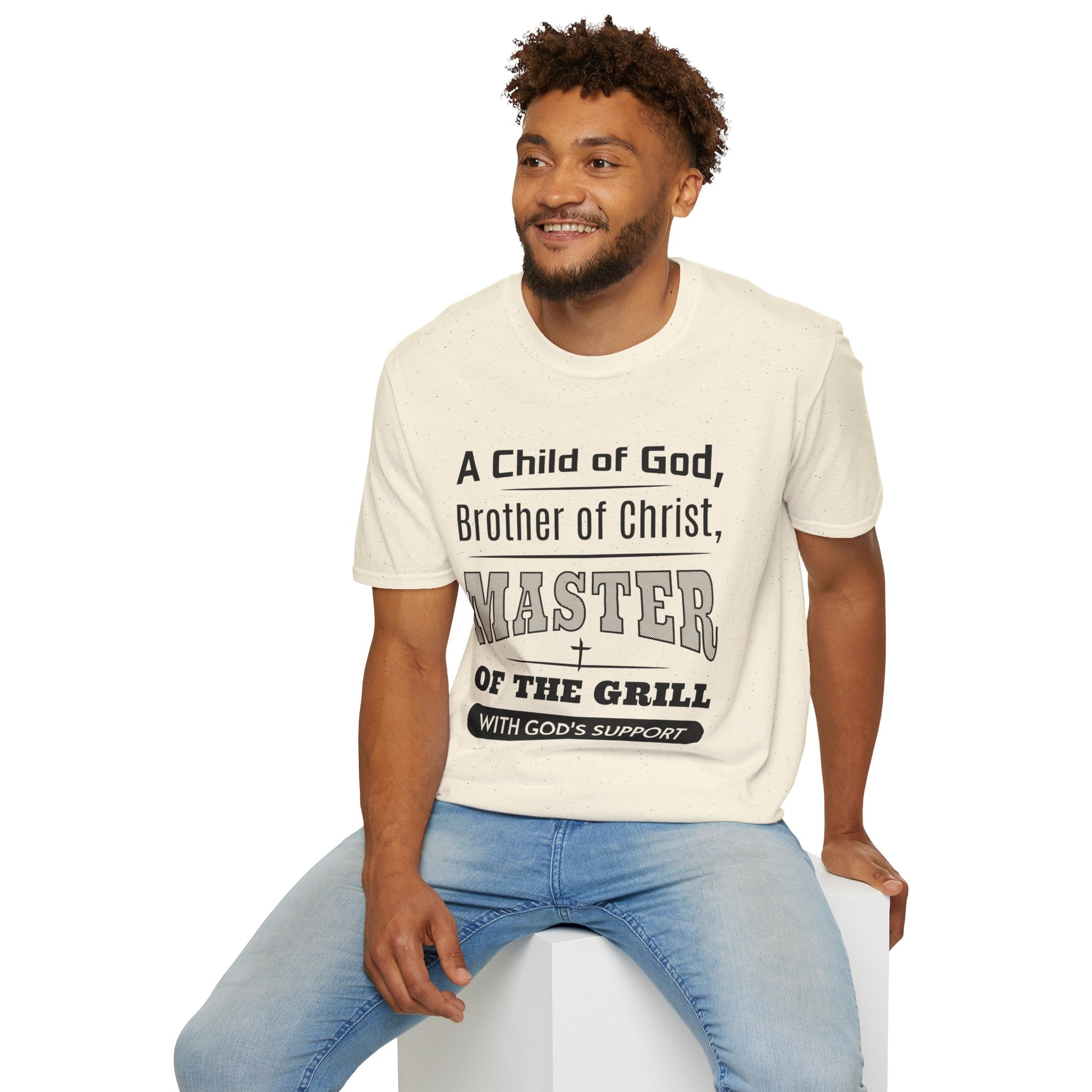 A Child Of God, Brother Of Christ, Master Of The Grill-T-Shirt
