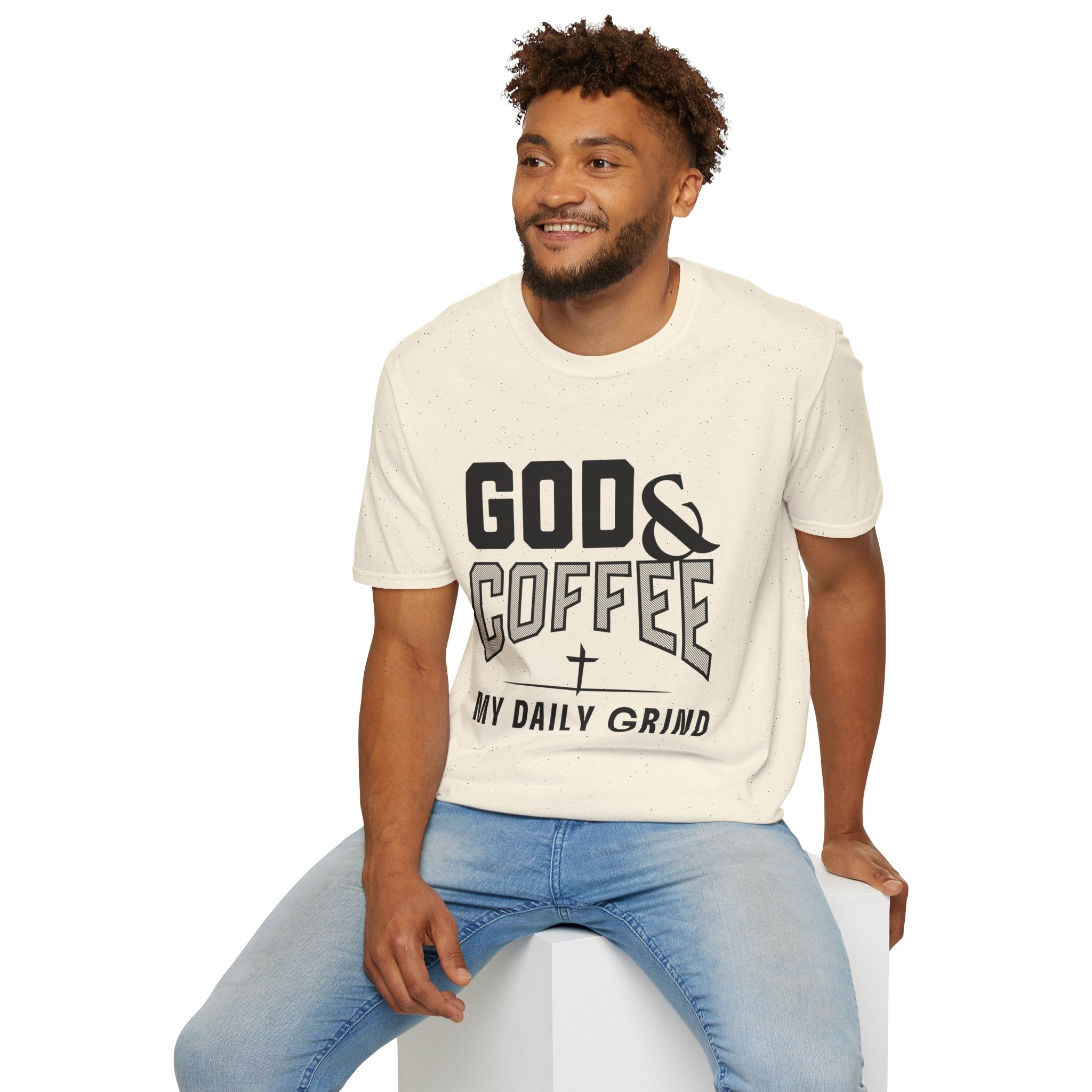 God & Coffee, My Daily Grind 2-T-Shirt