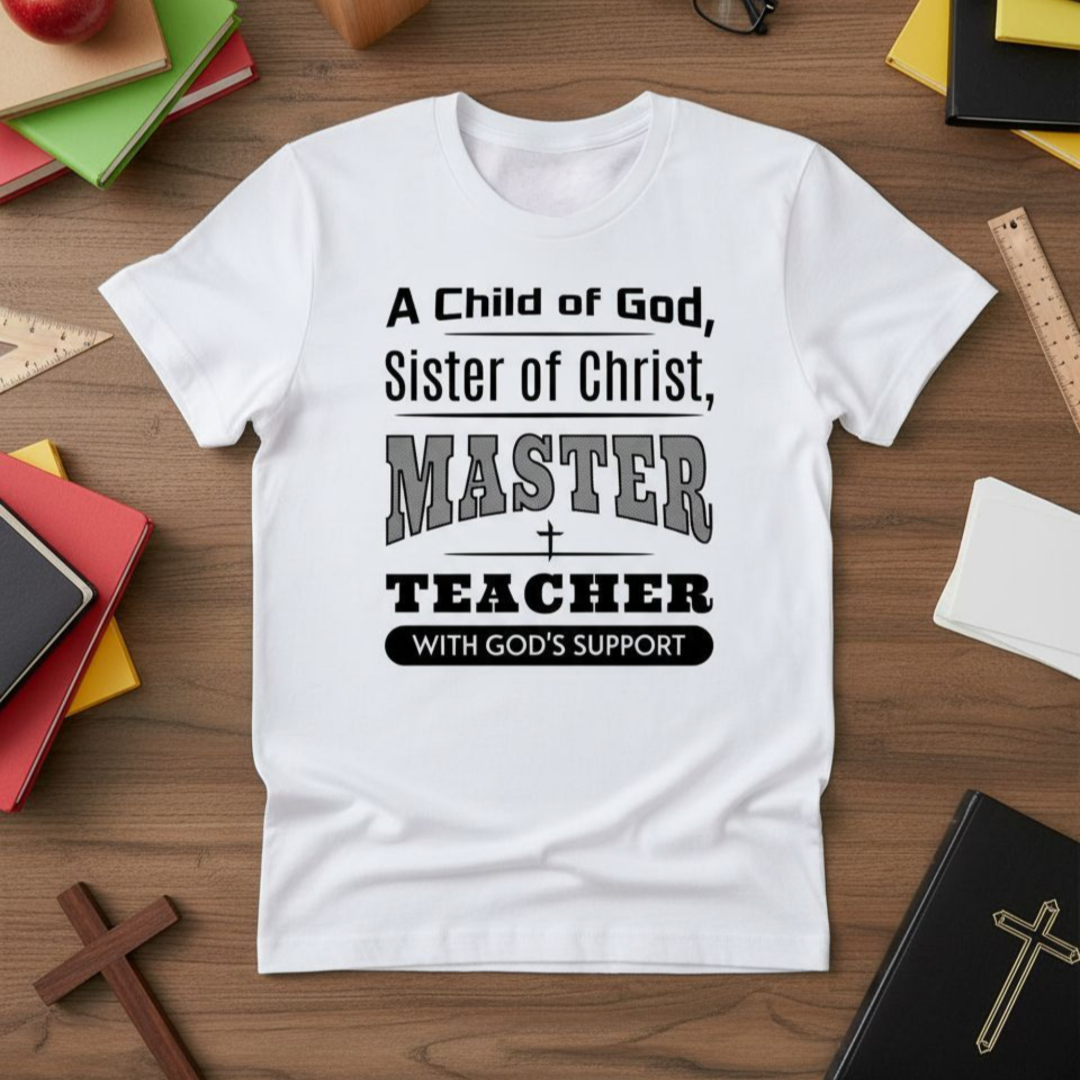 A Child Of God Sister Of Christ Master Teacher-T-Shirt