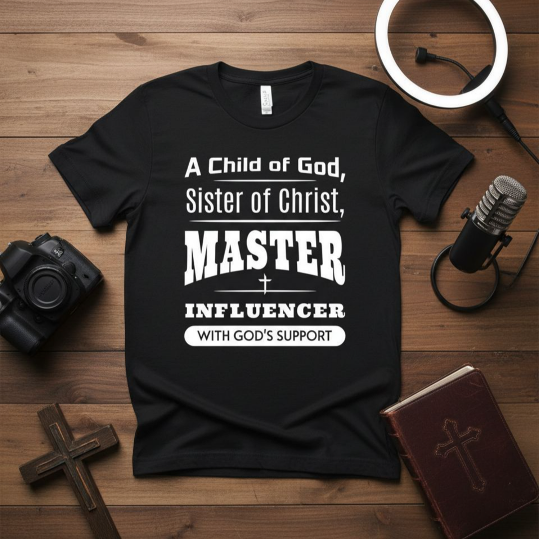 A Child Of God Sister Of Christ Master Influencer-T-Shirt