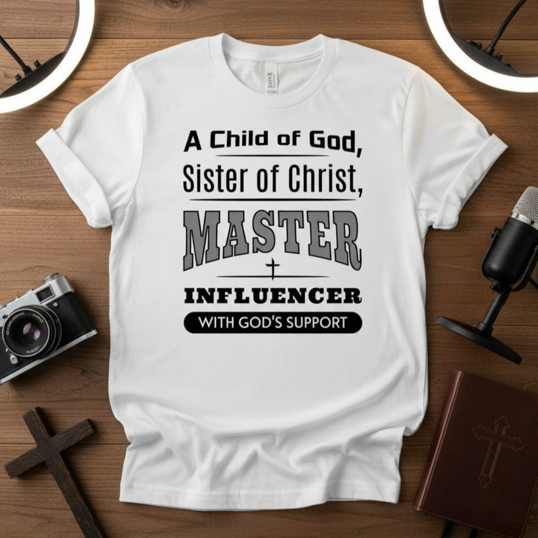 A Child Of God Sister Of Christ Master Influencer-T-Shirt