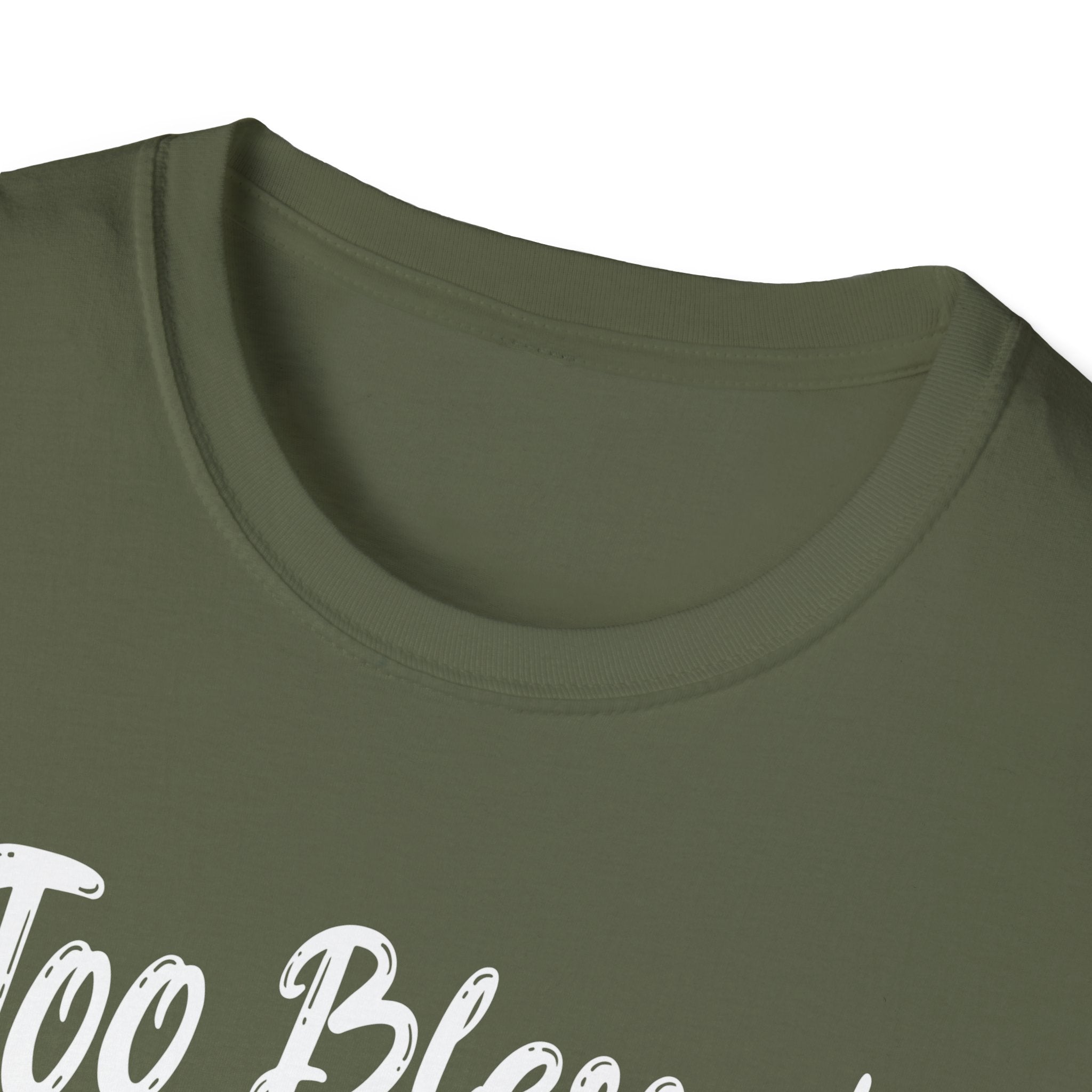 Too Blessed To Be Stressed, But A Little Wine Helps-T-Shirt