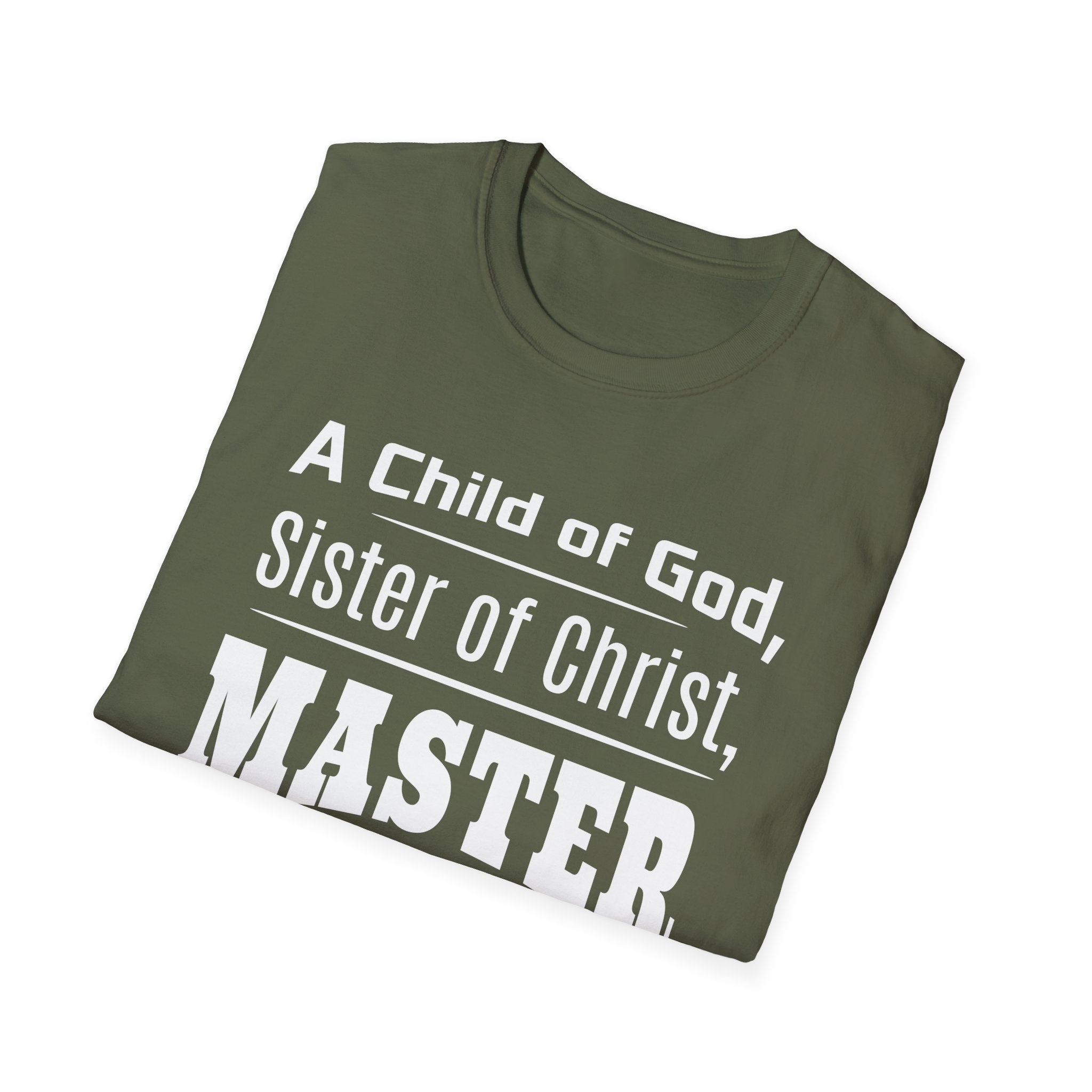 A Child Of God Sister Of Christ Master Coach-T-Shirt