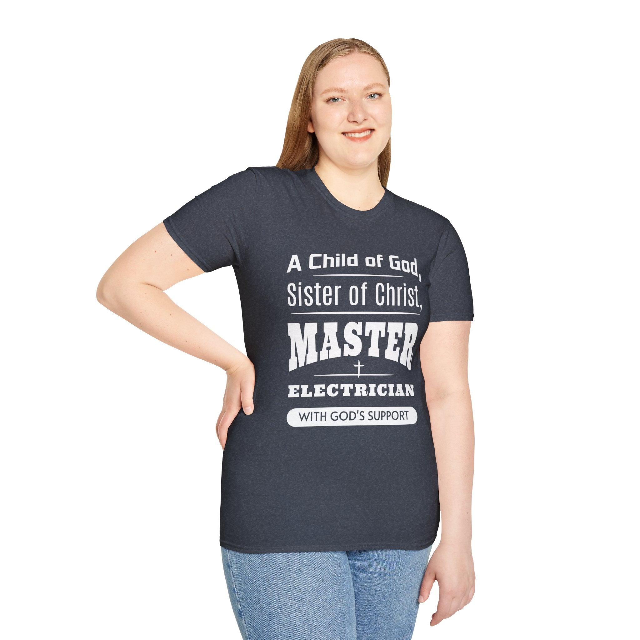 A Child Of God Sister Of Christ Master Electrician-T-Shirt