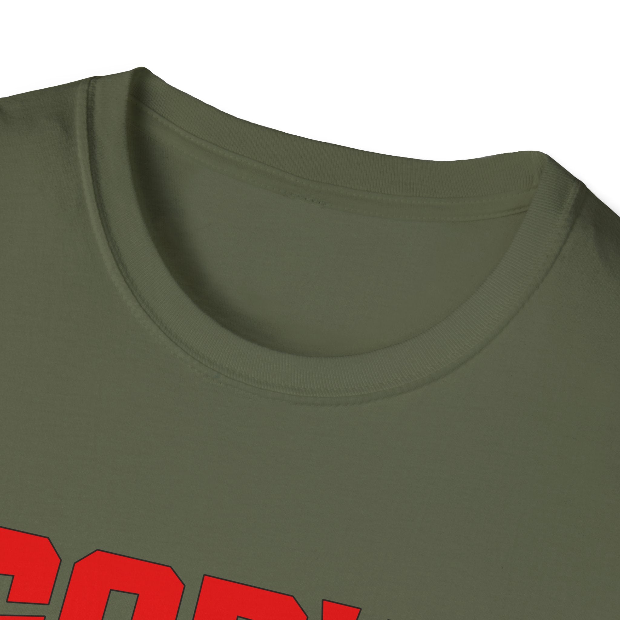 Copy of Gods Warrior Red Text-T-Shirt