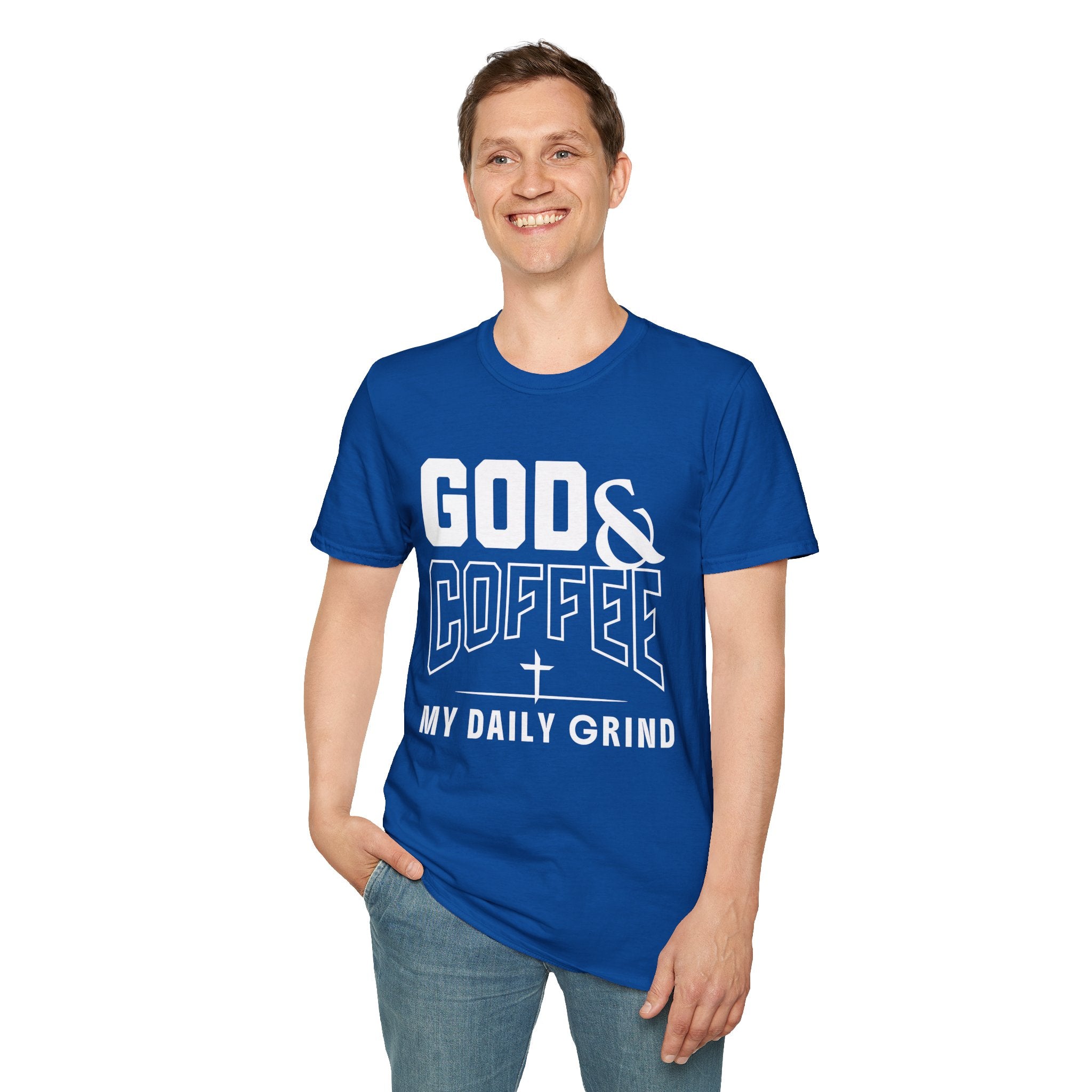 God & Coffee, My Daily Grind 2-T-Shirt