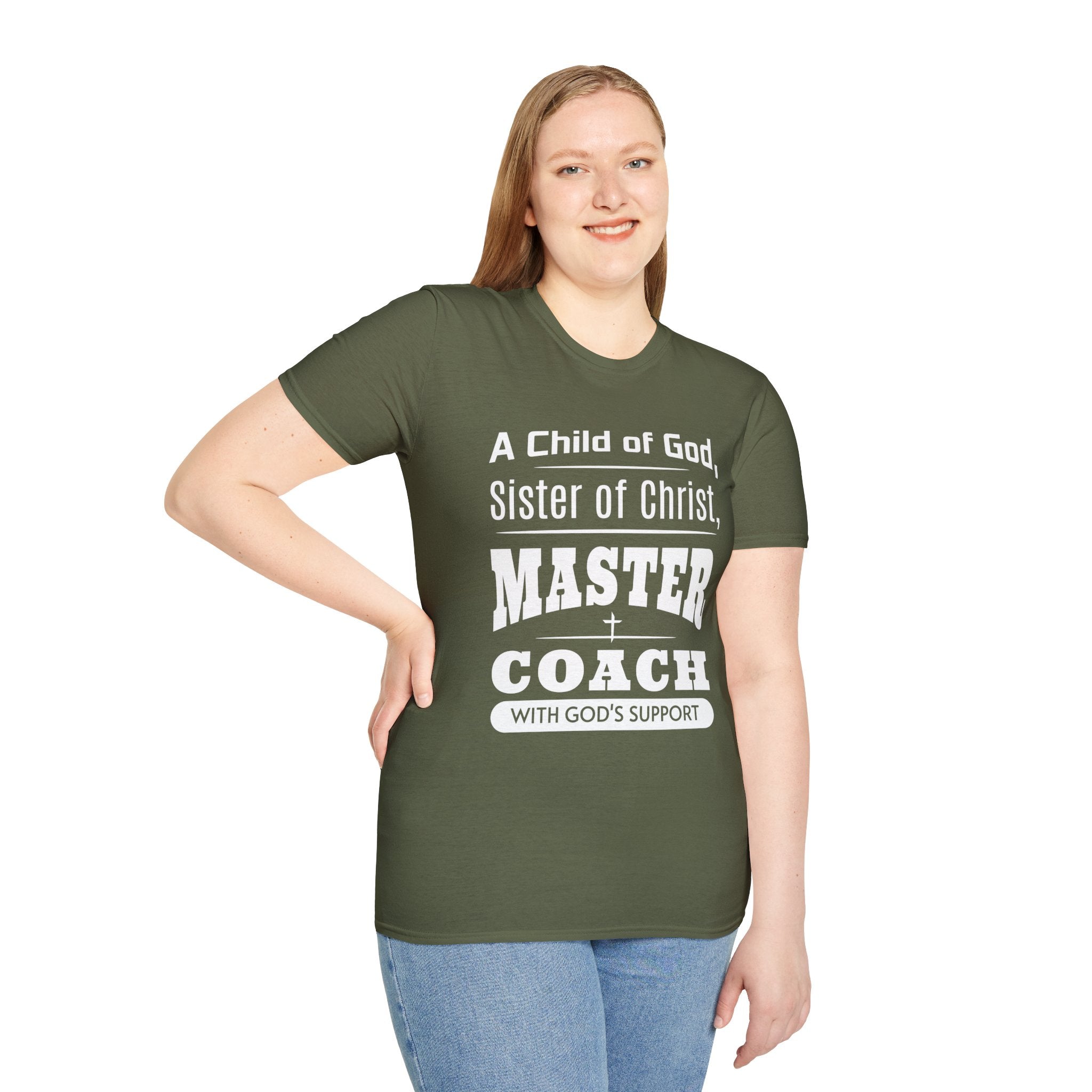 A Child Of God Sister Of Christ Master Coach-T-Shirt