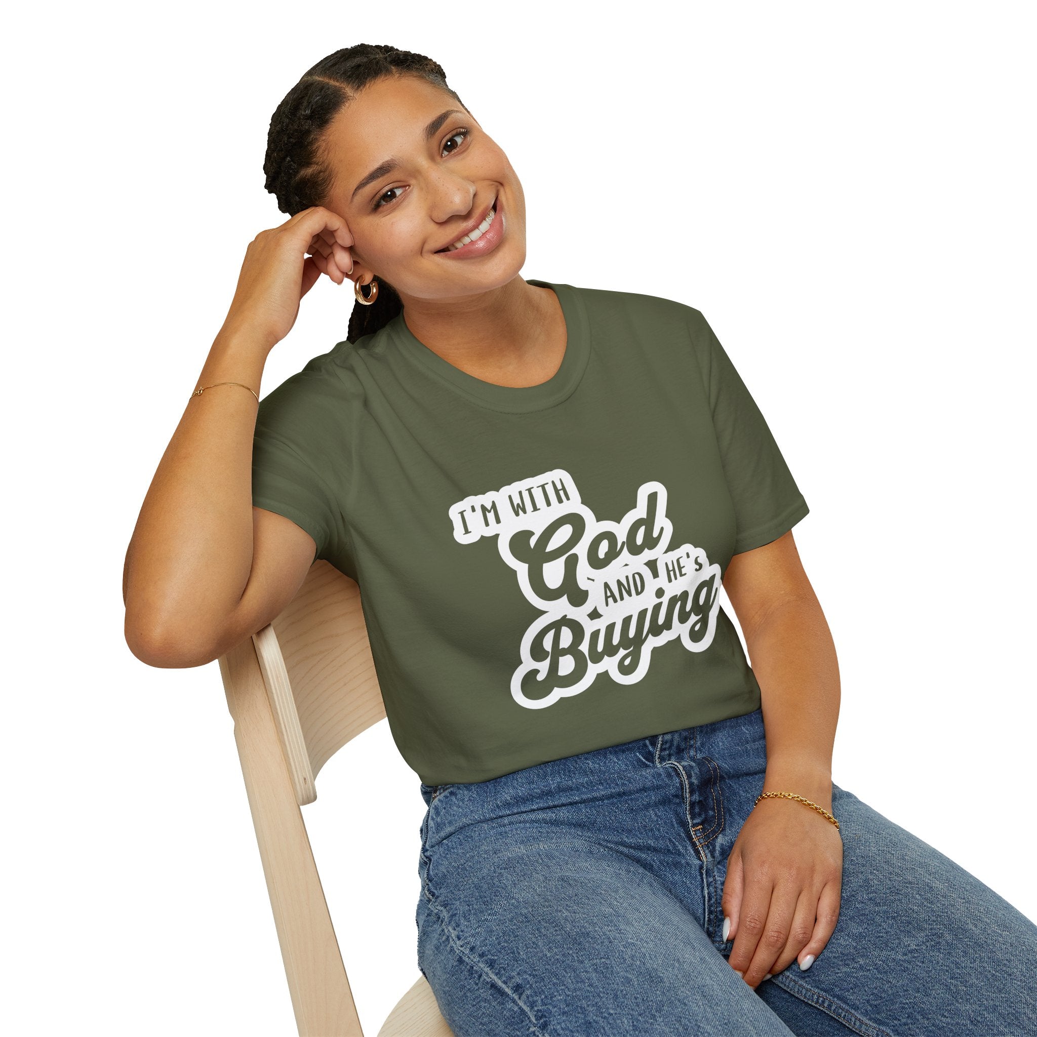 I'm With God, And He's Buying-T-Shirt