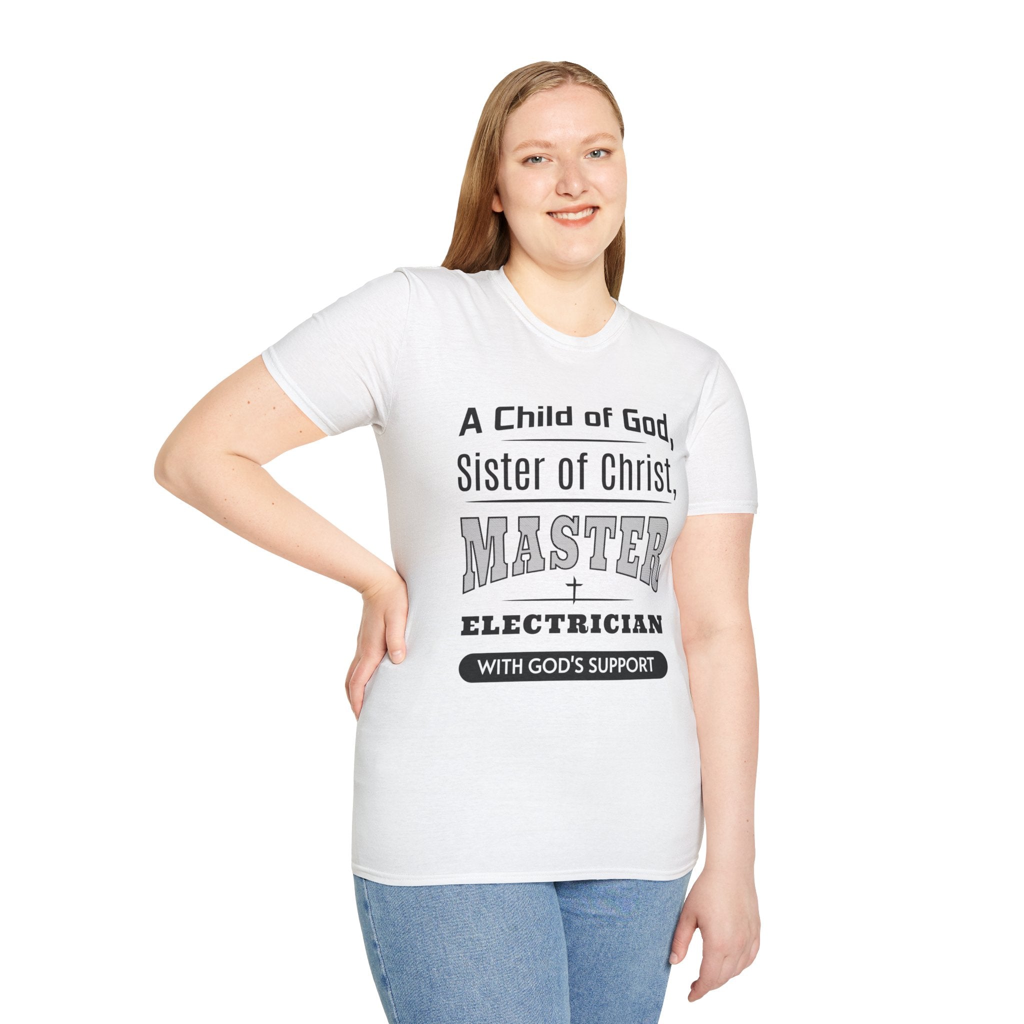 A Child Of God Sister Of Christ Master Electrician-T-Shirt